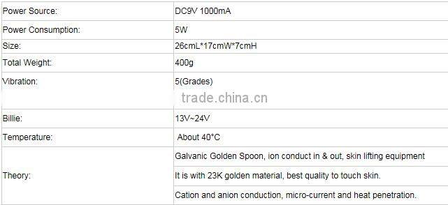 Bio face lifting and Skin Care Machine with ce