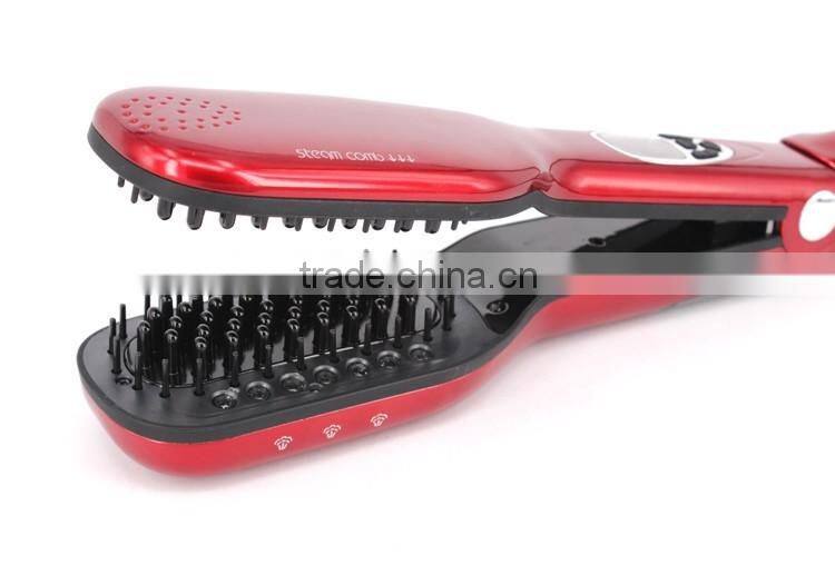 2016 Christmas best gift for female electric hair straightening brush