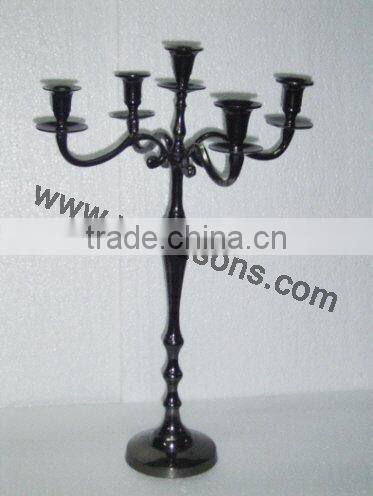 Jet Black Candelabra For party Used And Weddings Decorations