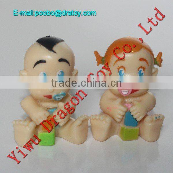 collect lovely baby plastic figurines