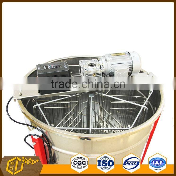 Hot Sell stainless steel 6 Frames Auto Electric Reversible Honey Extractor for beekeeping