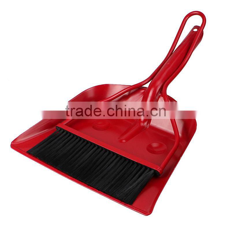 Specially Smile Face Metal Dustpan And Brush Set For garden