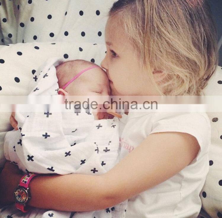 100% Cotton Swaddle Blankets Newborn Cotton Baby Muslin Cloth