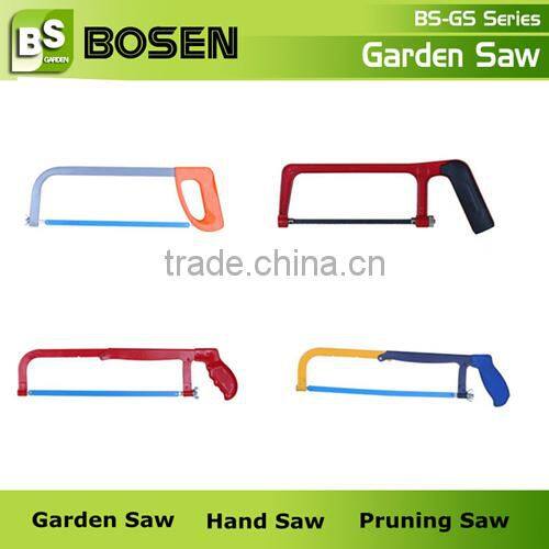 Professional Garden Hand Hacksaw with Plastic or Wooden Handle