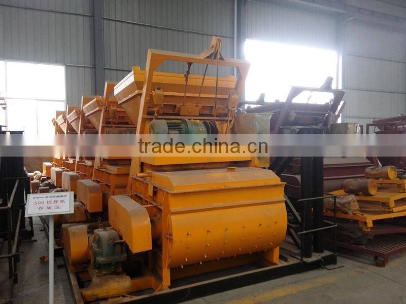 concrete pan mixer machine