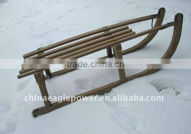 ECO-FRIENDLY MATERIAL WOODEN DECORATION SLED
