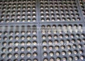 25mm thickness Interlocking O-ring Rubber mat