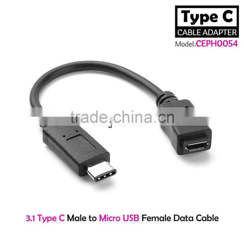 1M USB 3.0/Micro usb/mini usb/ to USB 3.1 C Type C connector Data Cable for tablet&smart phone