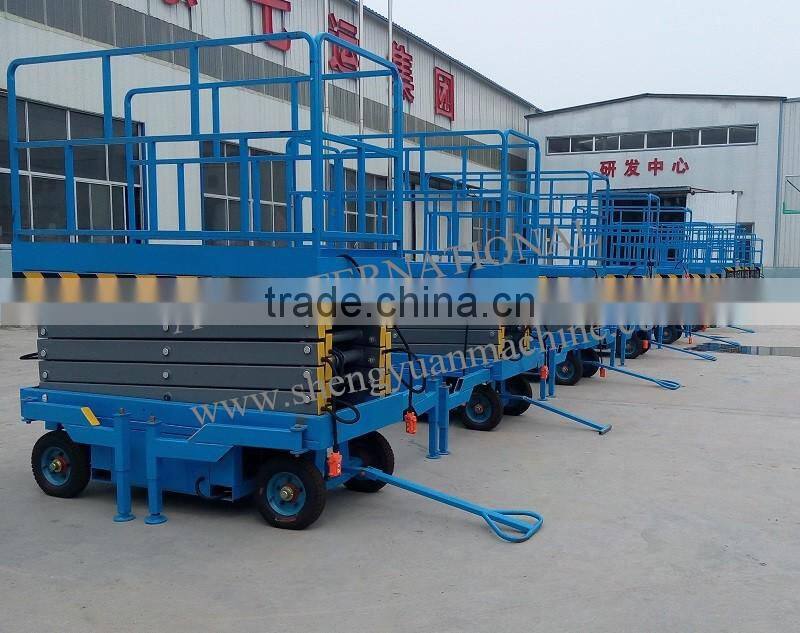9m Platform Height Aerial Scissor Lifter Machine