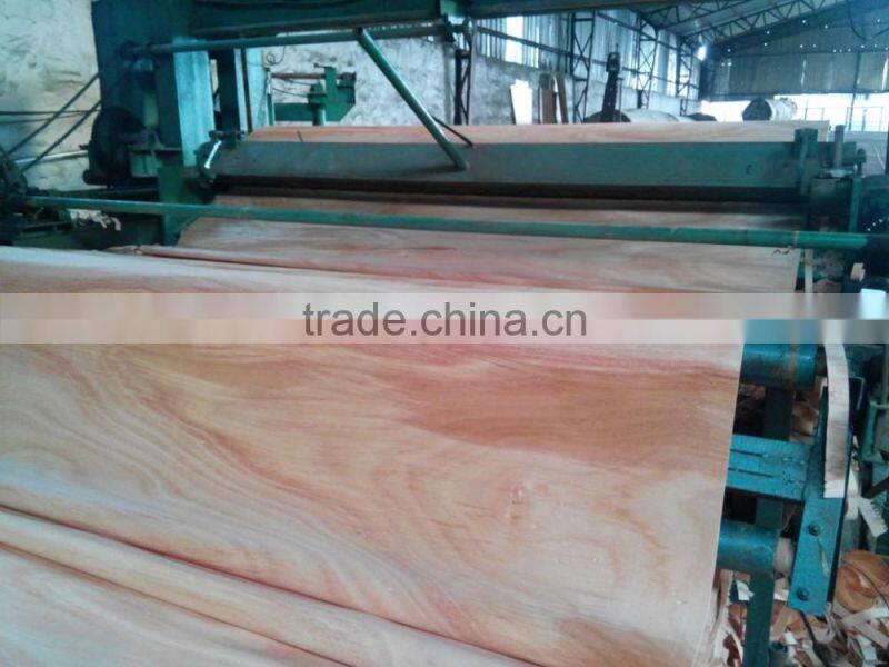 Wells Rotary Cut Grade a b c no hole 0.3mm 4'x8' natural okoume face Veneer