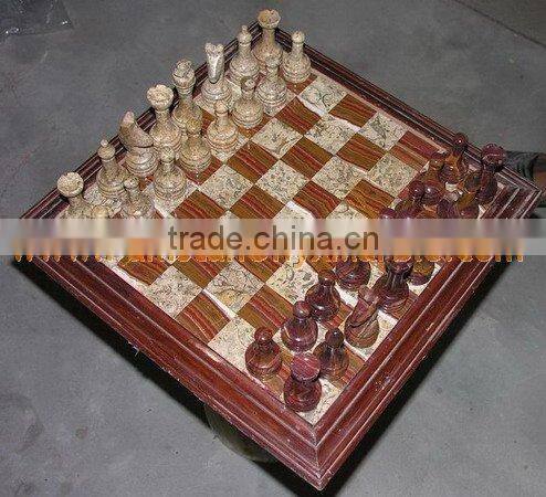 Bottom Price New Type ONYX CHESS BOARDS WITH FIGURES