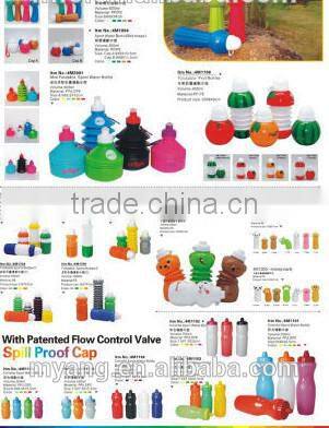 yiwu cheap price BPA FREE 450ml ball shape plastic water bottle,collapsible football foldable water bottle