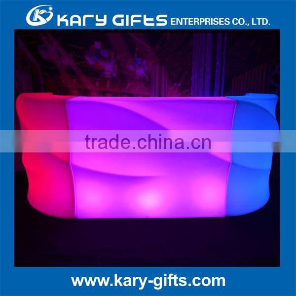 Plastic 16 colors sectional mini decorative bar counter design for sale