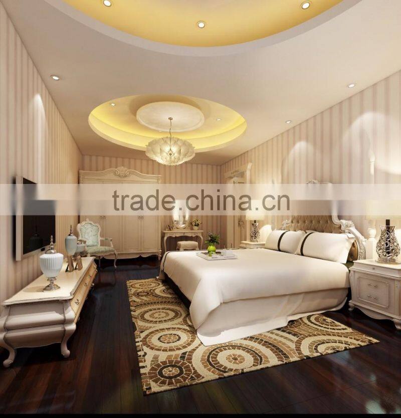 Neo Classic 3D Rendering Of Kid's Bedroom With Furnishing