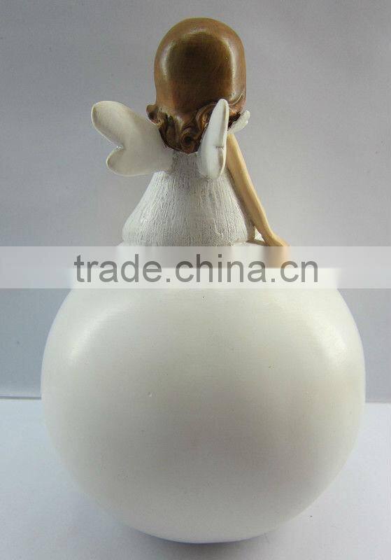 Colorful resin angel sculptures for sale