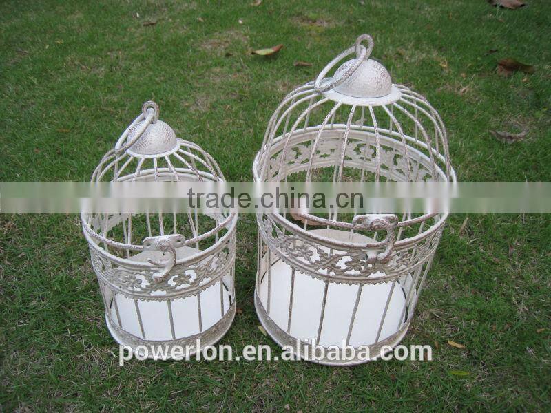 Metal big days hand make bird cage