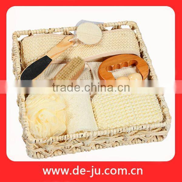 Four Items Body Brush Scrubber Wholesale Delicate Bath Set