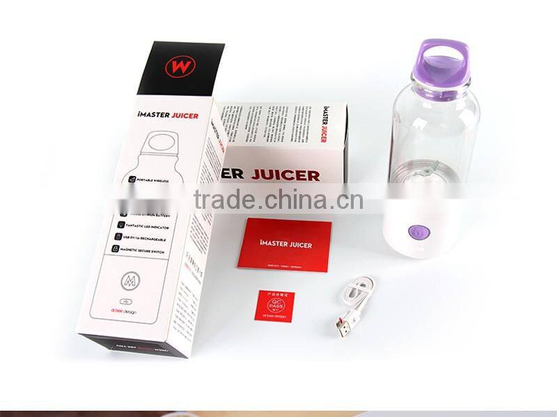 Electric Portable Mini Detachable USB Rechargeable Juicer Cup Automatic Blender Shaker 700ML