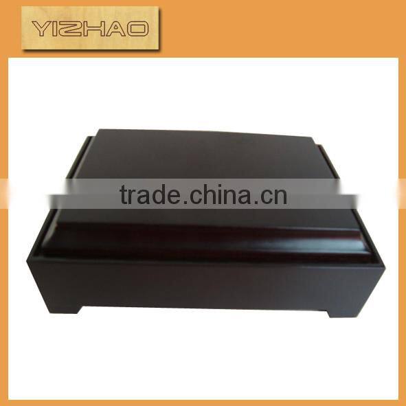 OEM FSC wooden words with base,plastic food compartment tray