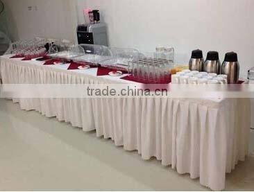 hotsale white conference table skirting