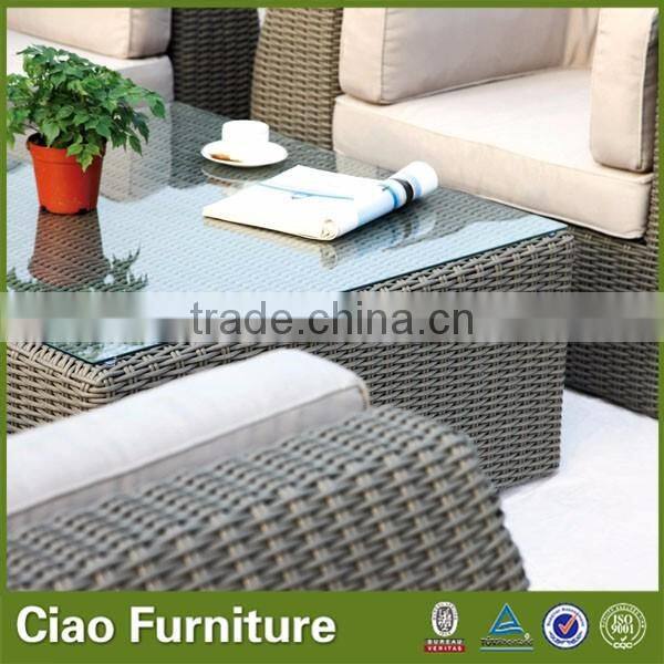 Outdoor PE rattan furniture hotel furniture for project