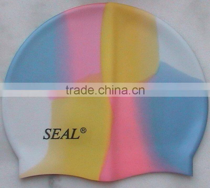 Environmental stretchable deformation silicone swimming cap