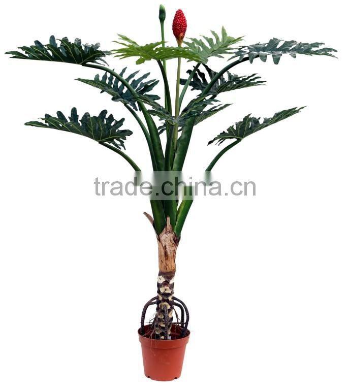 artificial green bonsai Philodendron Y8006-15-3PUS ( plant bonsai flower tree of Este )