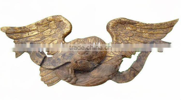 antique imitation wooden fish sculpture home hotel decoration sculpture