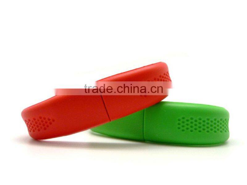Wholesale silicone bracelet usb flash drive for promotional