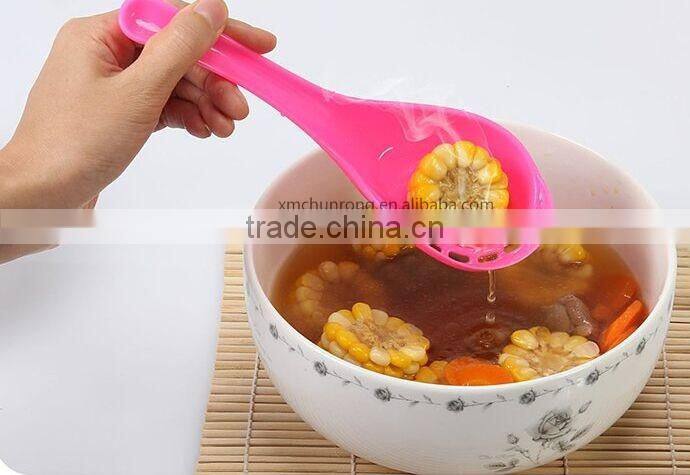 plastic slotted spoon