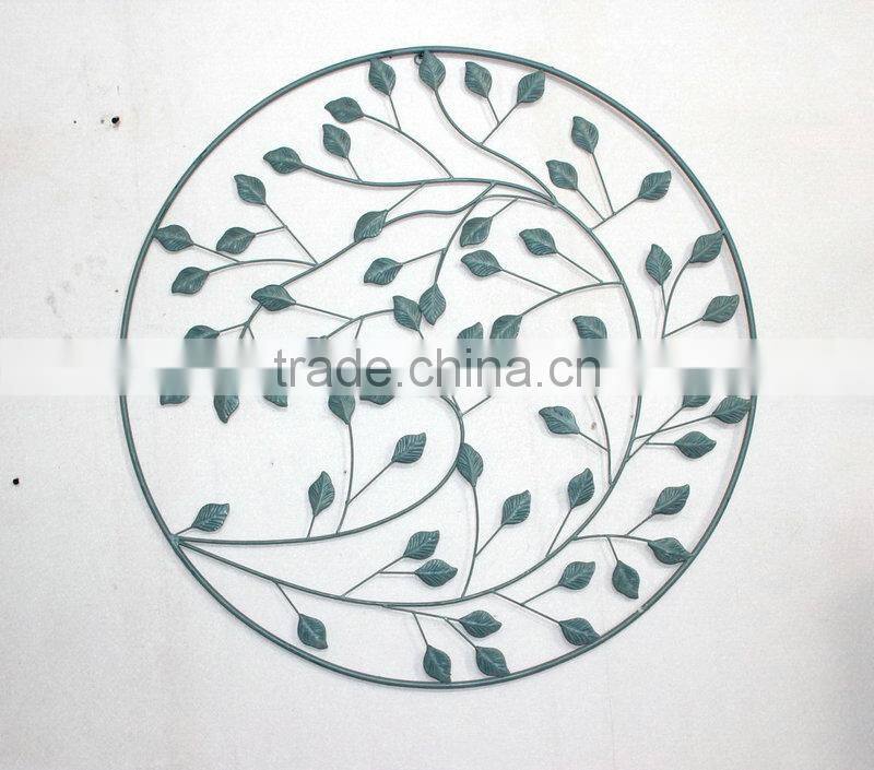 Decorative wrought iron wall art
