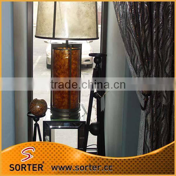 Sorter metal sequin cloth ready made window curtains