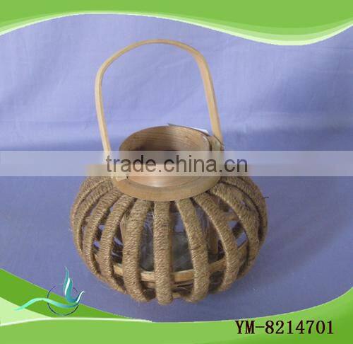 Decorative Wooden Lanterns In Home