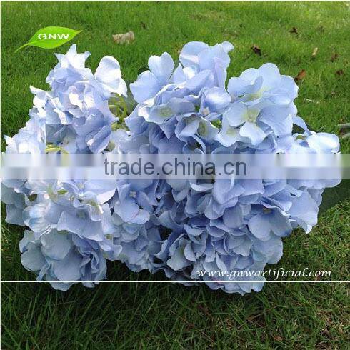 FLH701-1 artificial silk flower petals hydrangea for wedding centerpiece decoration