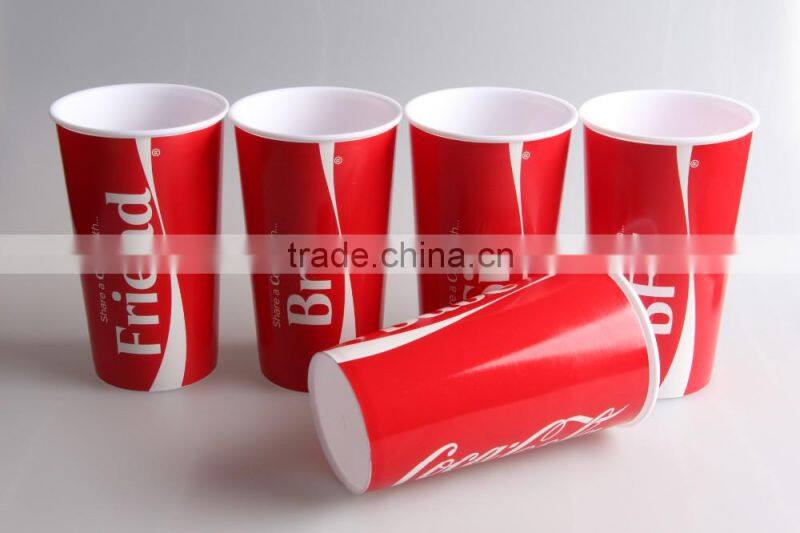 Hot sale unbreakable PP 16oz plastic tumbler for promotional