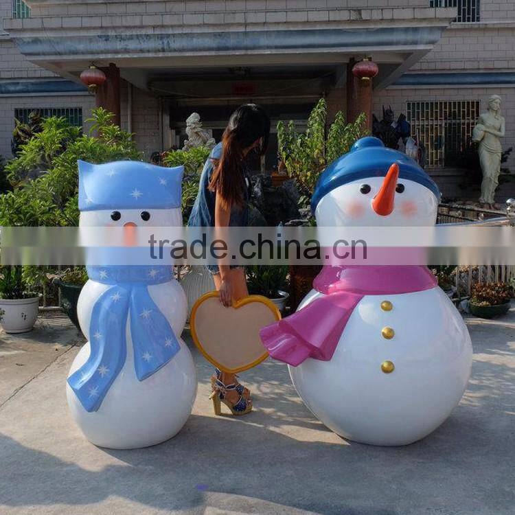 wholesale promotion resin craft fiberglass christmas garden statue decorations