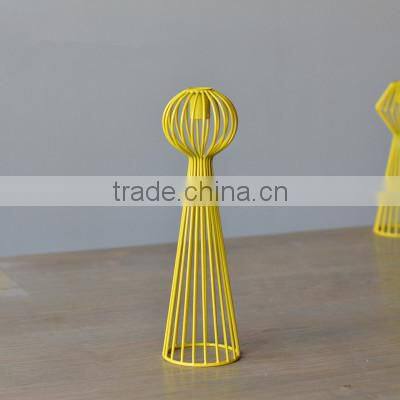 metal wire candle holder