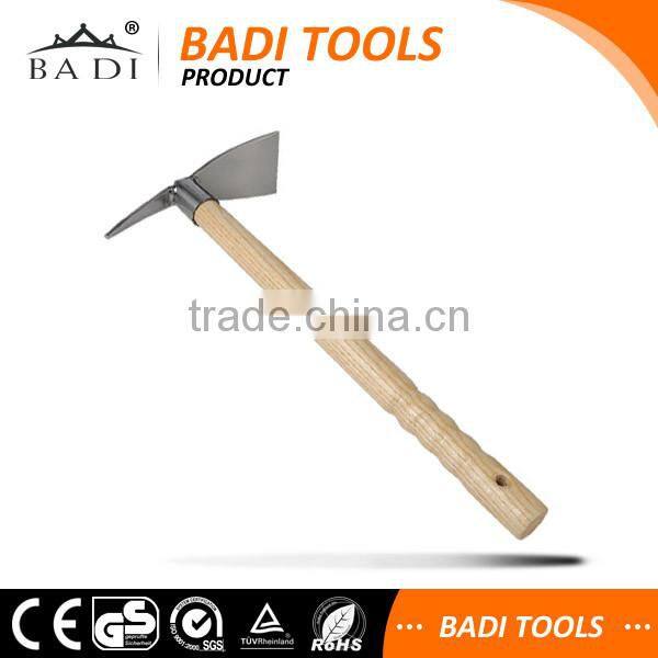 high quality multifunction stainless steel head agriculture hand garden hoe