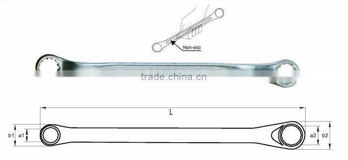 CR-V Double Ring Wrench With Non-slip Handle