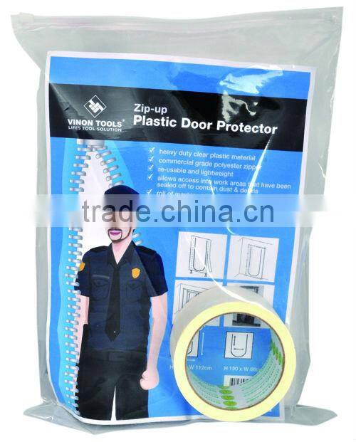 L T Zip Door, Plastic door protector, Dust protection Door