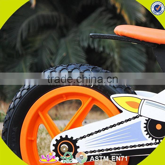 2017 hot sale kids wooden bike,popular wooden balance bike,new fashion kids bike W16C157