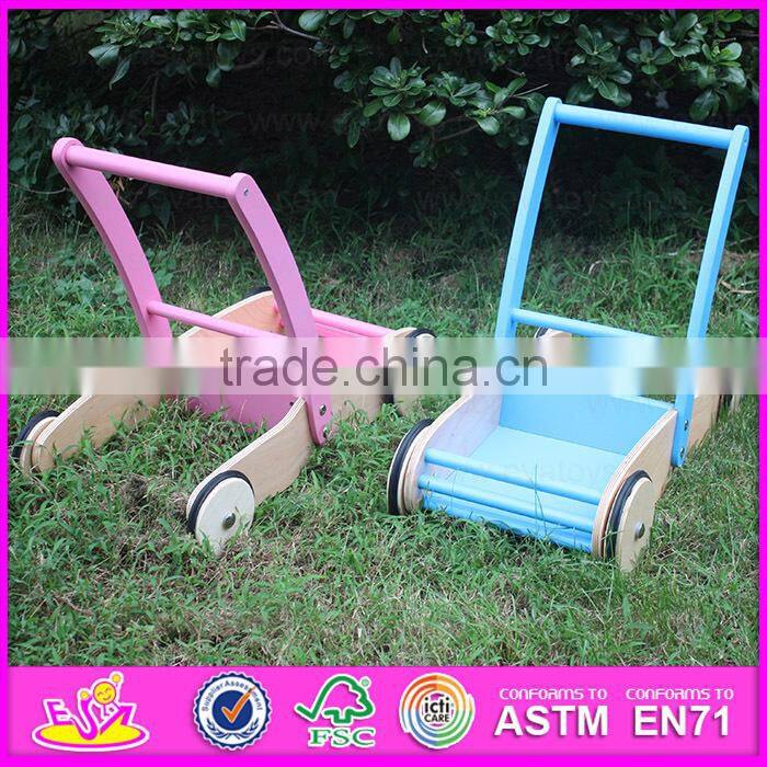 1-2-3 Grow With Me Wooden Educational Walker Toy for Baby,Wholesale Promotional Wooden Baby Walker W13C013A