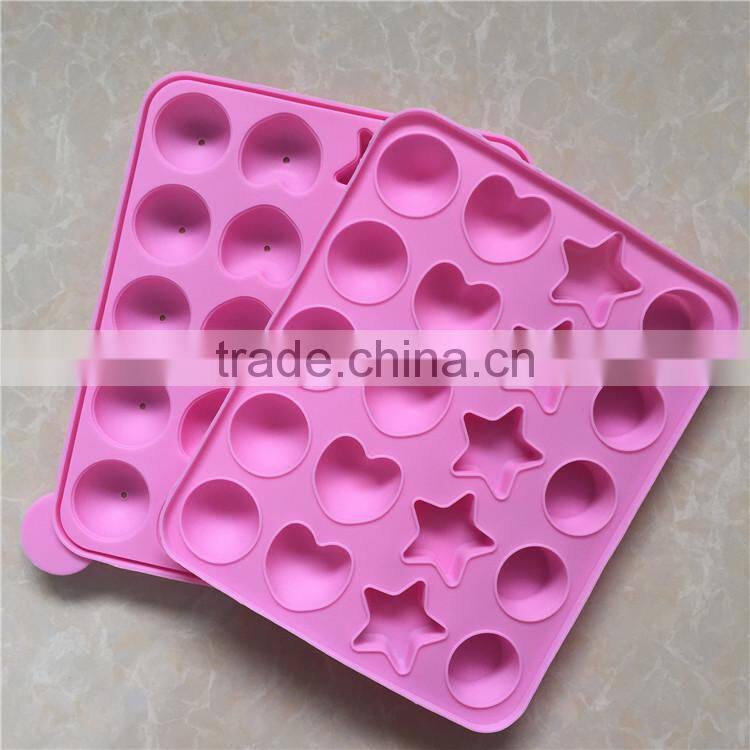 Soft easy clean silicone jelly cake mould unique ball shape chocolate mould