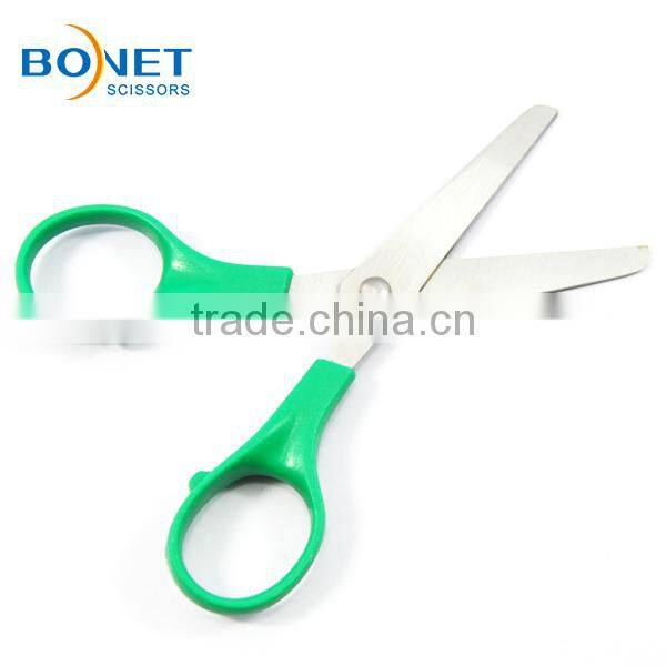 S71030 4-3/4" diverse stainless steel colorful paper cutting student scissor set