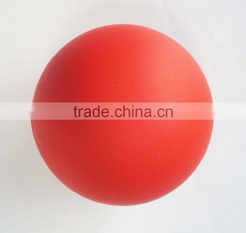 High quality silicone massage ball, rubber lacrosse ball for crossfit exercise