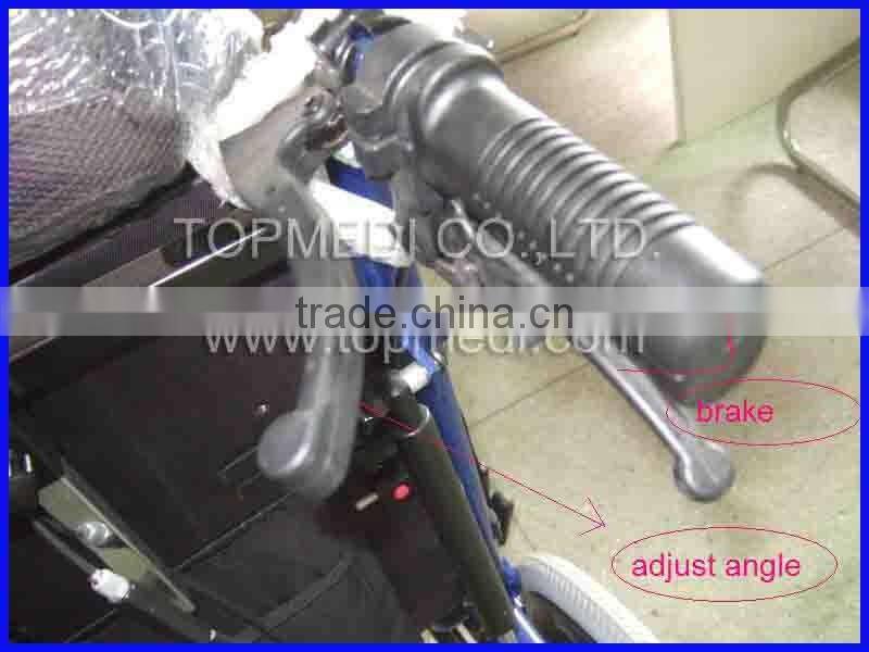 RehabiAluminum chair frame high back reclining wheelchair for cerebral palsy children/ cp chair/electric power /folding/economic