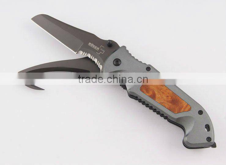 New design Multi functional stainless steel folding pocket strider knife PA44