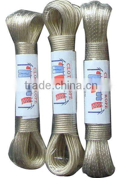 PVC coated,Metal inside. clothline