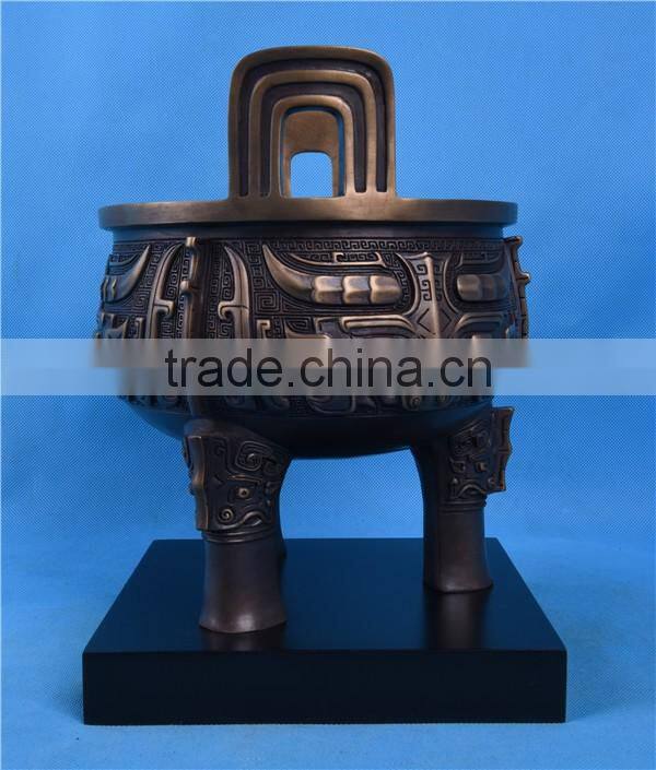 Chinese Classical Bronze tripod small/China bronze artwork tripod/Bronze Decoration Classical