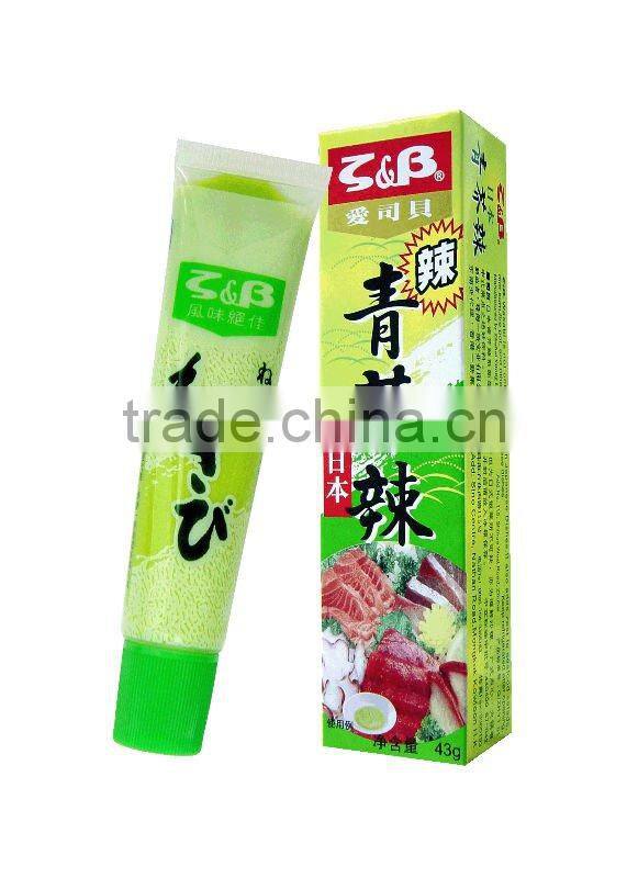 43g wasabi paste in tube (mustard horseradish)